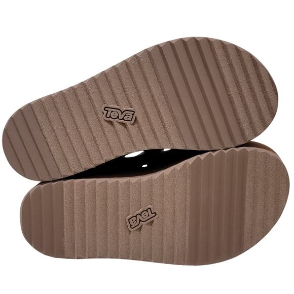 Teva Women Flatform Mevia Platform Gladiator Sandals Size US 10 Acorn Brown - Picture 5 of 6